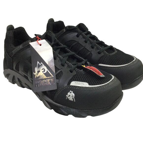 Rocky Mens Trail Blade Work Shoes Sneakers Composite Toe Black Size US 10W NWB - Picture 1 of 10